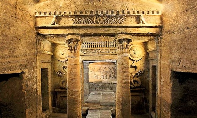 The Catacombs of Kom el-Shoqafa on Feb. 24, 2016 – CC via Wikimedia Commons/Asiatologist