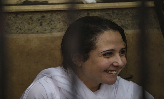 Aya Hijazi after found not guilty- Photo by Karim Abdel Aziz