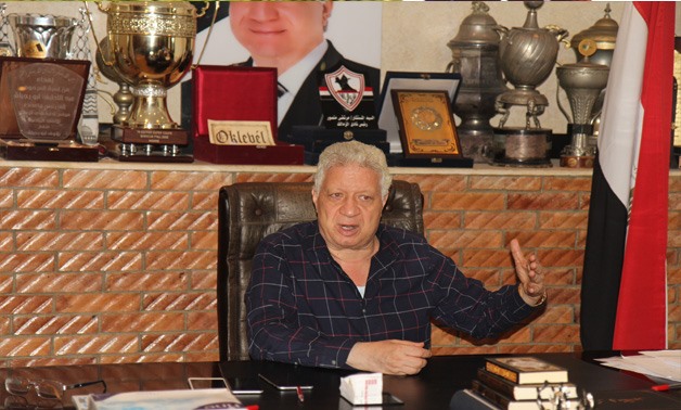 Zamalek's Chairman Mortada Mansour - Archive