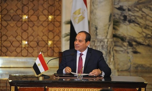 FILE- President Abdel Fatah al-Sisi 