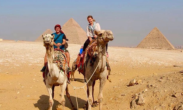 Australian Couple visiting Egypt - Courtesy of the couple's Facebook page 