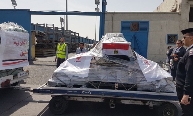 Egypt dispatches urgent humanitarian aid to Yemen- press photo
