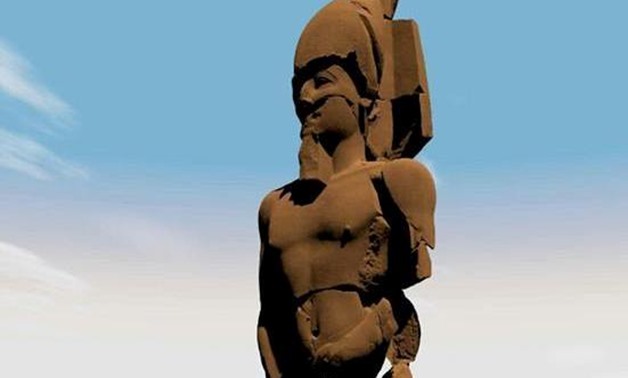 King Psamtek I's colossus of Matariya re-imagined - Courtesy of Ministry of Antiquities