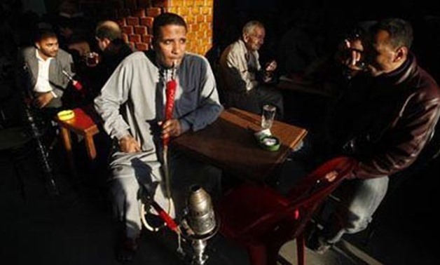 Egyptian citizens at a cafe - Reuters