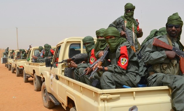 Malian army soldiers, pro-government militia members and former Tuareg rebels have started joint patrols in the north
