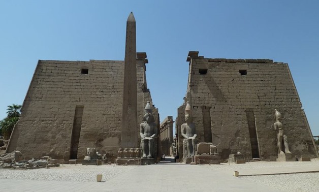 Restoration of Ramses ll, Luxor Temple - Egypt Today/Ahmed Marie.