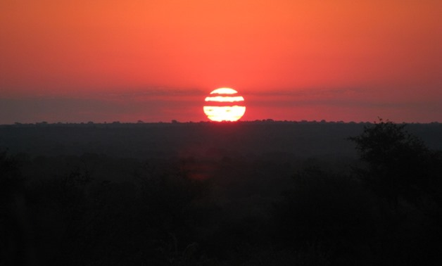 The sun sets over the Okavango Delta, Botswana, April 25, 2018. REUTERS/Mike Hutchings
