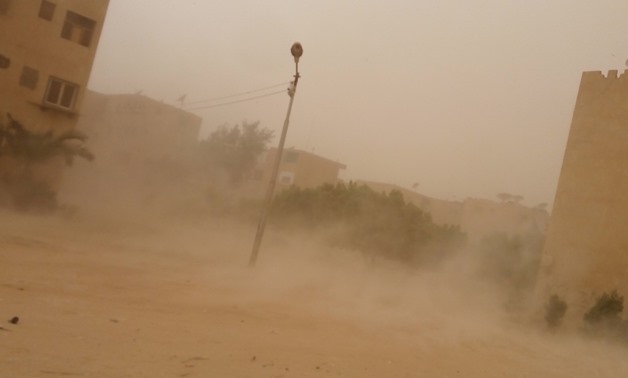 FILE: Sand storm hits Cairo