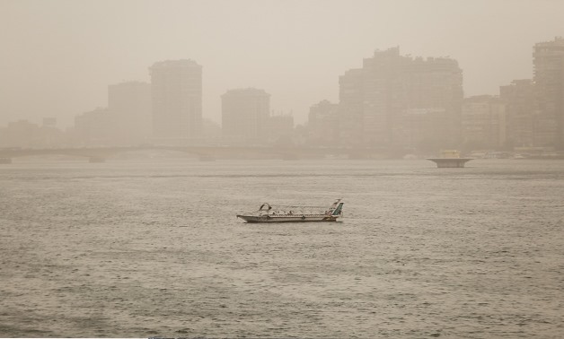 Sand storm hits Egypt - Press Photo