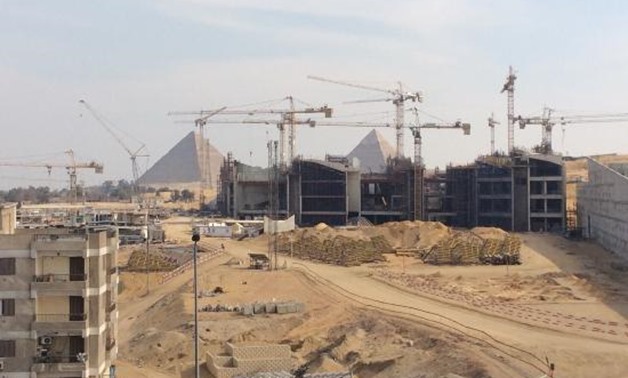 Grand Egyptian Museum under construction - FILE