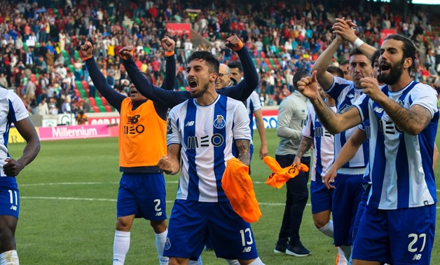Porto players celebrate winning the title - Courtesy of Porto official page on Facebook