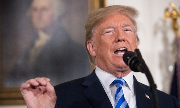 President Donald Trump announced he was pulling the United States out of the "defective" multinational nuclear deal with Iran
