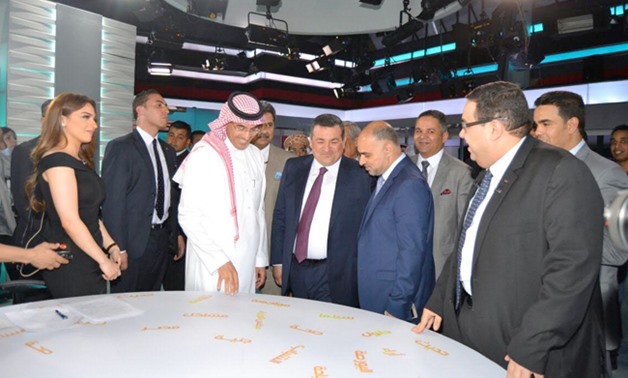 Arab Ministers of Culture and Information during their visit to the Egyptian Media Production City on May 9, 2018 – Press photo