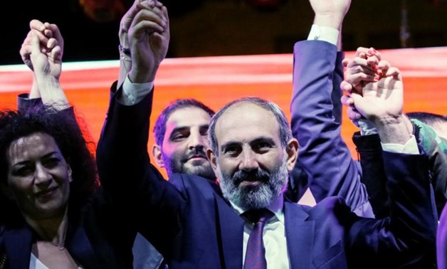Armenian opposition leader Nikol Pashinyan. (Reuters)
