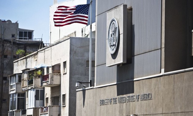 FILE: The U.S. embassy in Tel Aviv August 4, 2013 - REUTERS