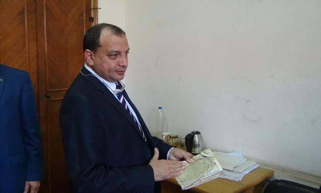 FILE - President of Beni Suef university, Mansour Hassan