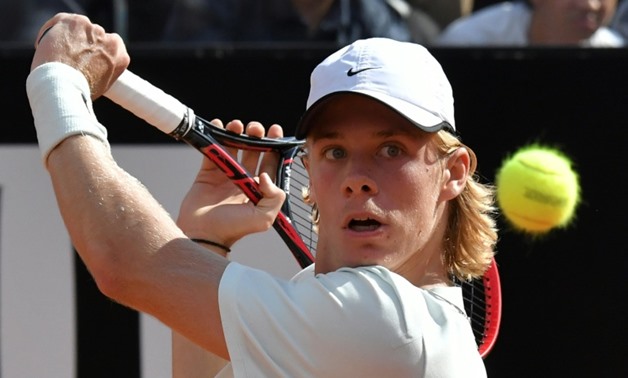Denis Shapovalov lost to Rafael Nadal in Rome the week after reaching the Madrid semi-finals
AFP/File / Andreas SOLARO
