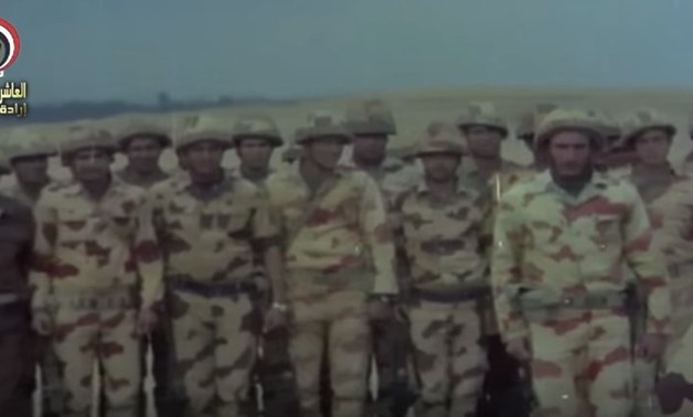 The Ministry of Defense published Friday on its official website a video, commemorating the anniversary of 10th Ramadan victory, May 26, 2018 – Courtesy of Youtube/ Ministry of Defence
