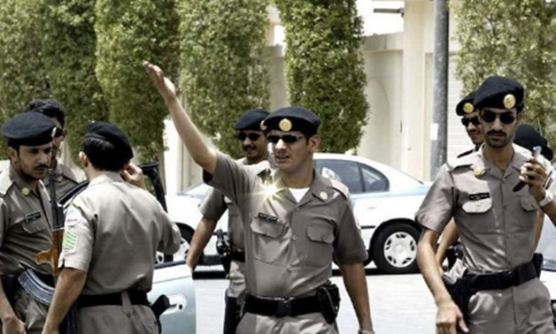 Members of the Saudi police force in action. (Reuters file)