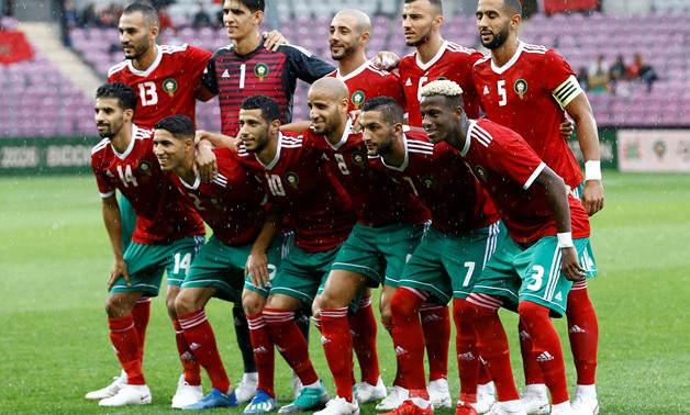 Soccer Football - International Friendly - Morocco vs Slovakia - Stade de Geneve, Geneva, Switzerland - June 4, 2018 Morocco team group before the match REUTERS/Denis Balibouse