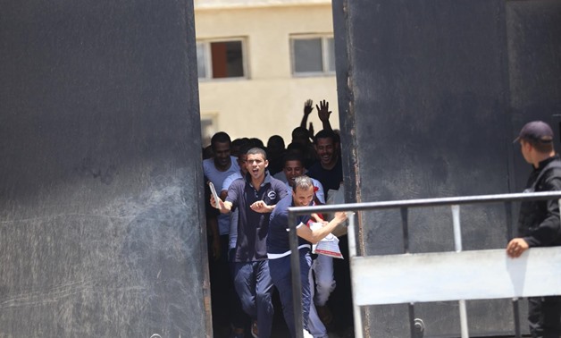 Prisoners released per presidential pardon on first day of Eid al-Fitr on June 15, 2018 - Hazim Abdel Samad/Egypt Today