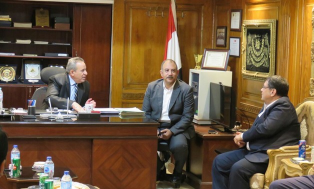 The assistant of Interior minister, General Anwar Saiid holds a meeting with the owners of food companies to discuss reducing prices of main products – File Photo