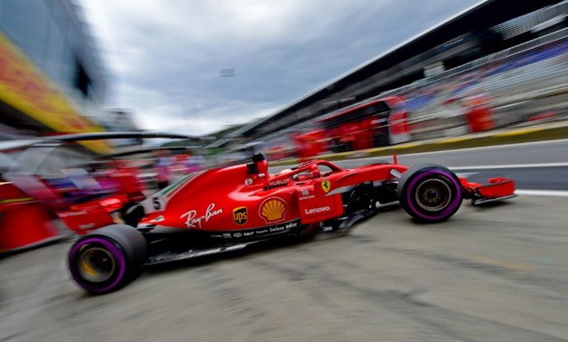 Ferrari's Sebastian Vettel on top in final practice in Austria
AFP / ANDREJ ISAKOVIC
