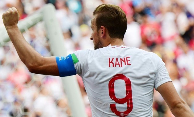 England's Harry Kane is the topscorer at the World Cup in Russia - AFP / Martin BERNETTI