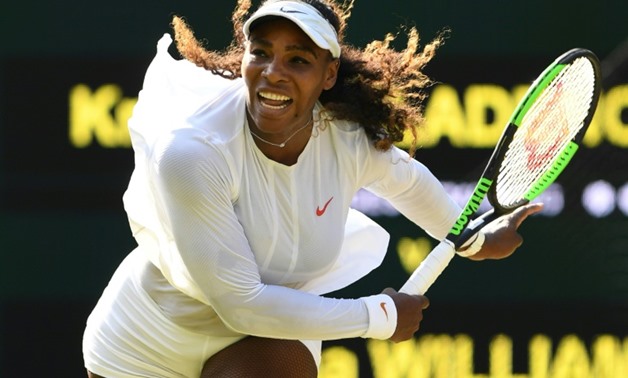 Serena Williams missed her baby's first steps at Wimbledon
AFP / Glyn KIRK
