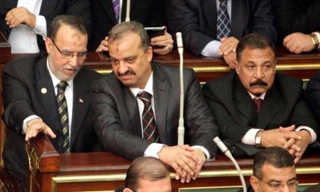  Muslim Brotherhood members attending the first Egyptian parliament session after the revolution that ousted former Egyptian President Hosni Mubarak in Cairo January 23, 2012.Reuters/ File Photo