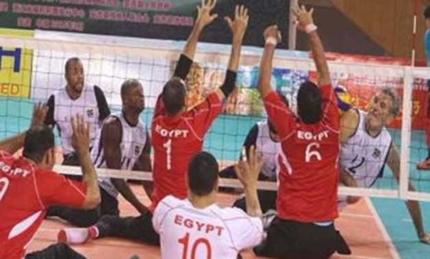 Egypt’s Men team in Sitting Volleyball - Press Photo
