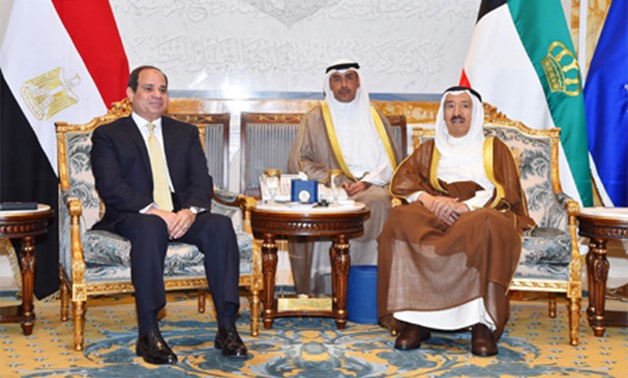 Mr. President's arrival in Kuwait and discussions with the Emir of Kuwait press photo