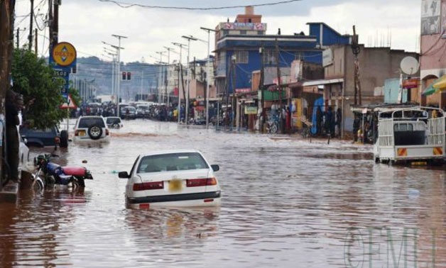 A flooded street in Uganda - Enviro News Nigeria