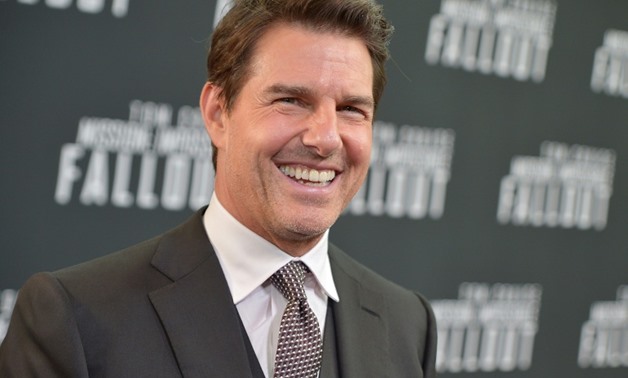 Tom Cruise, whose latest "Mission Impossible" film is topping North American box offices, is seen here during the movie's recent premiere in Washington.