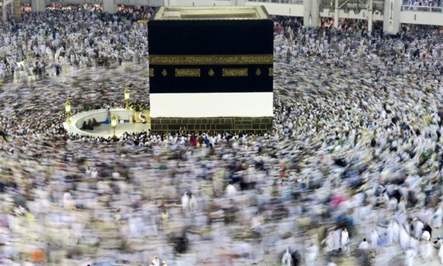 Muslim pilgrims circle the Kaaba at the Grand mosque in Mecca. Reuters/Ahmed Jadallah
