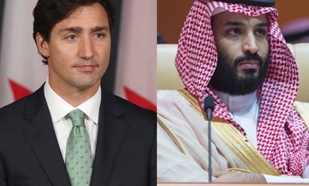 anada, Saudi Arabia row ramps up. Pictured are the Prime Minister of Canada, Justin Trudeau (Left), and Crown Prince of Saudi Arabia, Mohammad bin Salman (Right). PHOTO: AFP