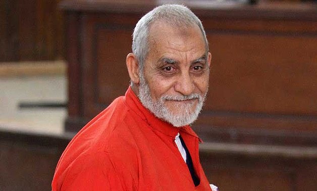 former supreme guide of the outlawed Muslim Brotherhood group Mohamed Badie - Archive