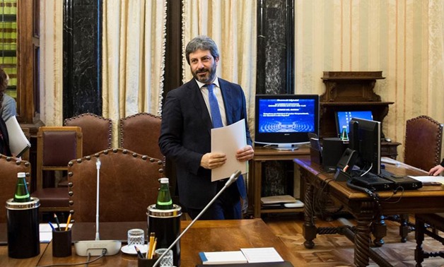 Speaker of the Italian Chamber of Deputies Roberto Fico - Photo courtesy of his official Facebook page