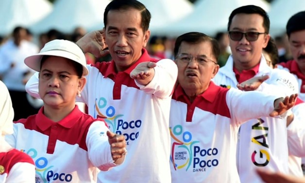 Indonesian Presidential Palace/AFP / Handout
Jakarta and Palembang in Sumatra are set to host about 11,000 athletes and 5,000 officials from 45 Asian countries for the August 18 to September 2 Games, the world's biggest multi-sport event behind the Olymp