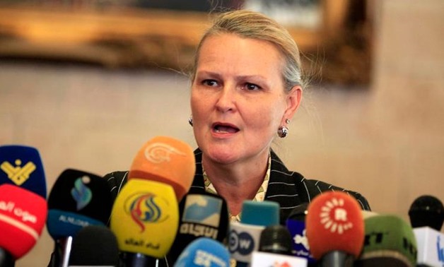 Lise Grande, succeeded Jamie McGoldrick, who was also accused by the Yemeni legitimate government of being biased towards the Houthi militias - AFP