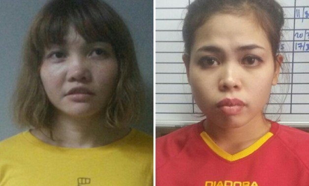 The court will decide whether there is sufficient evidence to support a murder charge against Siti Aisyah (R) and Doan Thi Huong (L)
