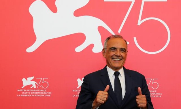 FILE PHOTO: The 75th Venice International Film Festival - Juries photocall - Venice, Italy, August 29, 2018 - Director of the Venice International Film Festival Alberto Barbera poses. REUTERS/Tony Gentile.