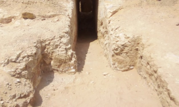  The Egyptian Archaeological Mission working at Lisht necropolis area, Giza,  uncovered a rocky cemetery, located at the north east of Senusret I pyramid-Ministry of Antiquities'official Facebook Page