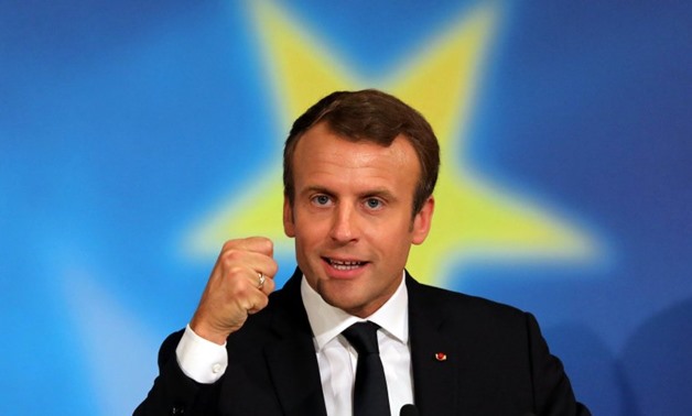 Macron seeks progressive coalition for EU parliament by end 2018 - FILE