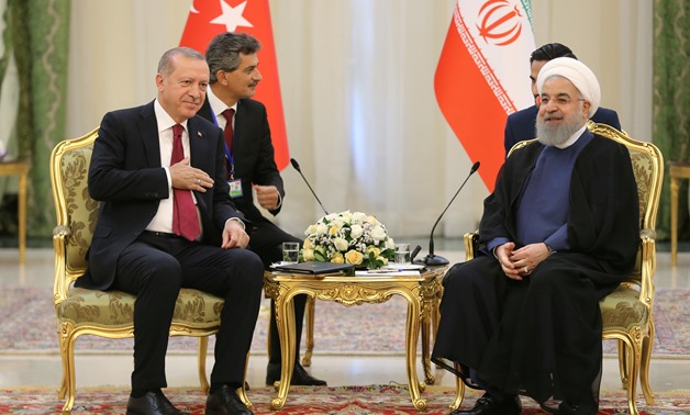 Turkey's President Tayyip Erdogan meets with his Iranian counterpart Hassan Rouhani in Tehran, Iran September 7, 2018. Cem Oksuz/Turkish Presidential Palace/Handout via REUTERS