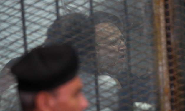 The Muslim Brotherhood leader Essam el-Erian during the Rabaa sit-in dispersal trial on September 8, 2018 - Egypt Today/By Khaled Kamel