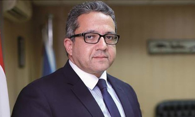 FILE- Minister of Antiquities Khaled al Anani
