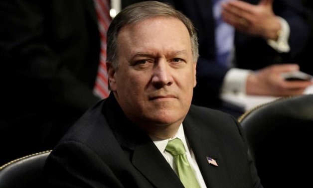Mike Pompeo, pictured here on Capitol Hill in May 2017, has described the Iran nuclear deal as 'disastrous.' REUTERS/Yuri Gripas