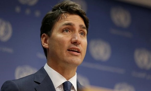FILE PHOTO: Canadian Prime Minister, Justin Trudeau, speaks during a news conference at U.N. headquarters during the General Assembly of the United Nations in Manhattan, New York, U.S., September 26, 2018. REUTERS/Amr Alfiky/File PhotoREUTERS

