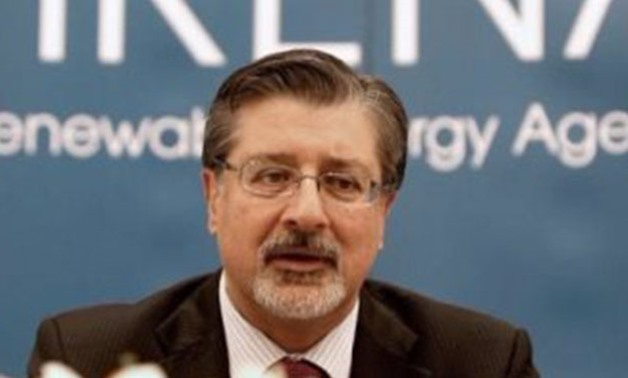FILE - General Director of the International Renewable Energy Agency (IRENA) Adnan al-Amin 